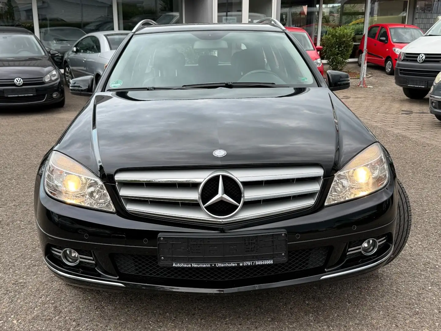 Mercedes-Benz C 200 T Kompressor-SHZ-Alu-PDC-Navi-Teilleder Schwarz - 2