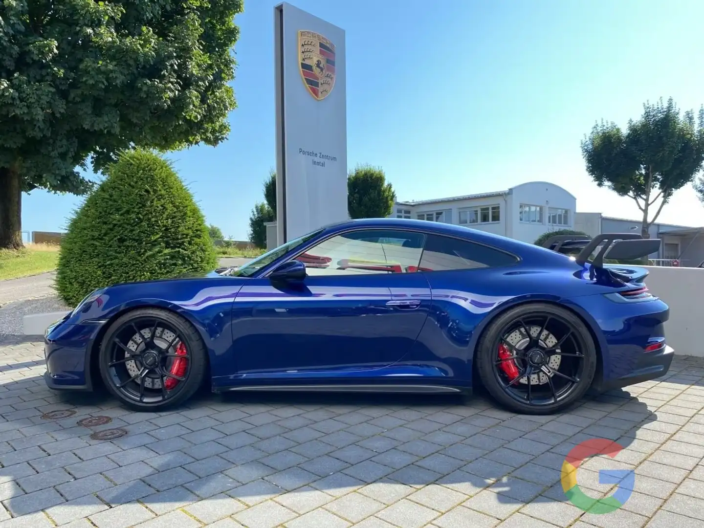 Porsche 992 911 GT3 *CARBON*PASM*PORSCHE APPROVED* Bleu - 2