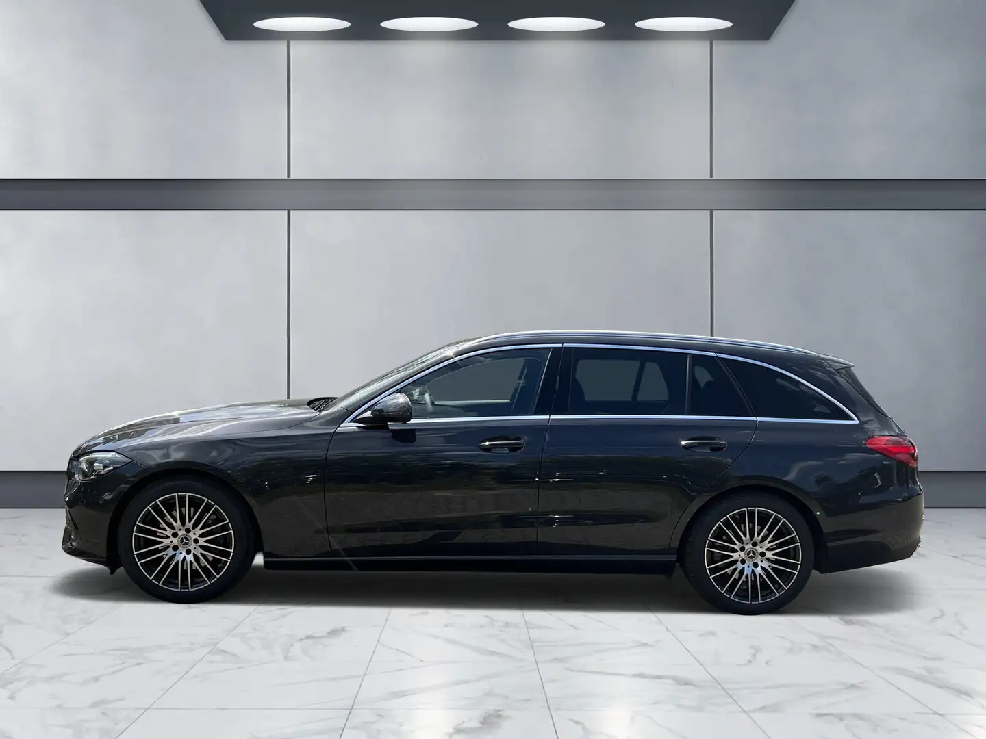 Mercedes-Benz C 220 C 220 T d Ava RüKam LED AHK Spiegelpak Sound Navi Grigio - 2