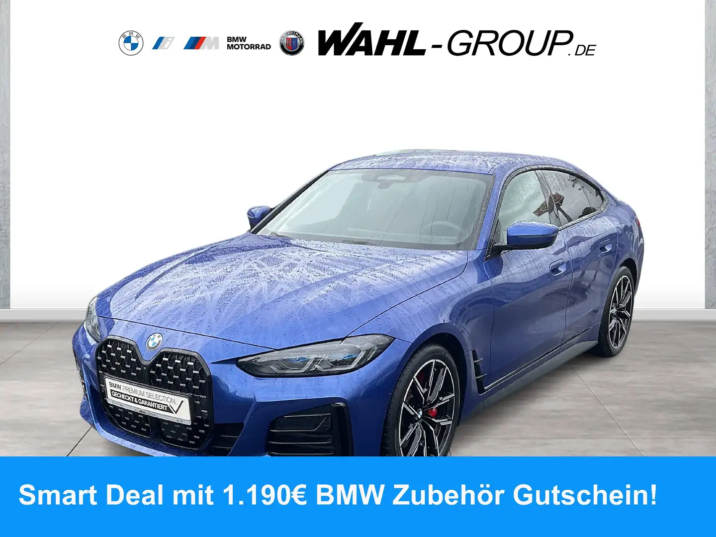 BMW 430 i GRAN COUPÉ M SPORT PRO LASER STANDHZG ALARM KOMF Blau - 1
