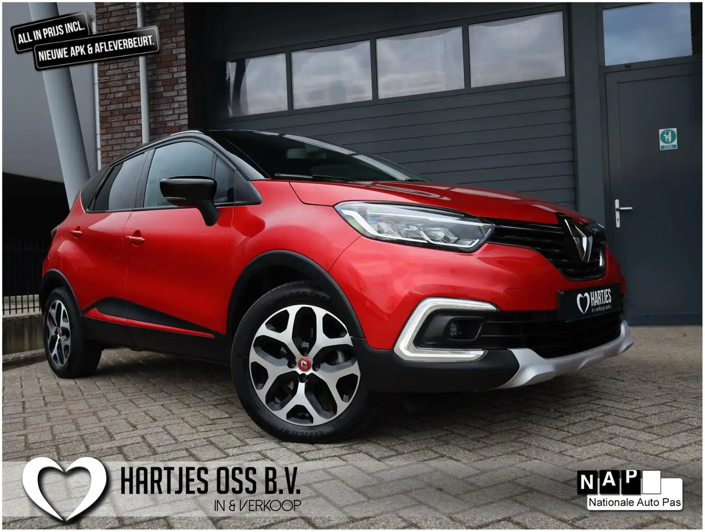 Renault Captur 1.3 TCe Red Intens Automaat (Vol-Opties!) Rood - 1