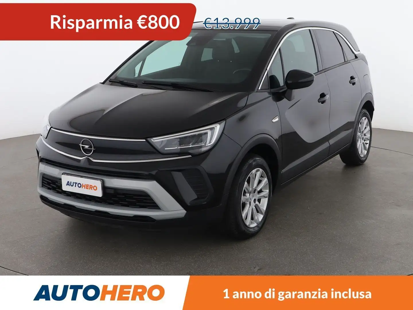 Opel Crossland X 1.2 Turbo Elegance 110 CV Nero - 1