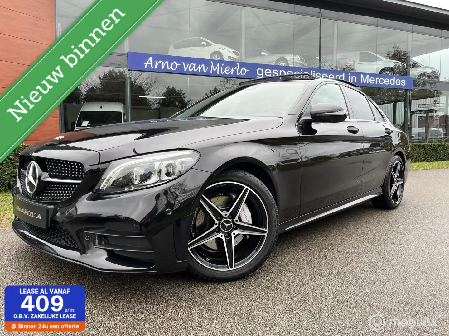 Mercedes-Benz C 180 AMG Line Facelift, Pano, 360 Camera, MultibeamLed, Noir - 1