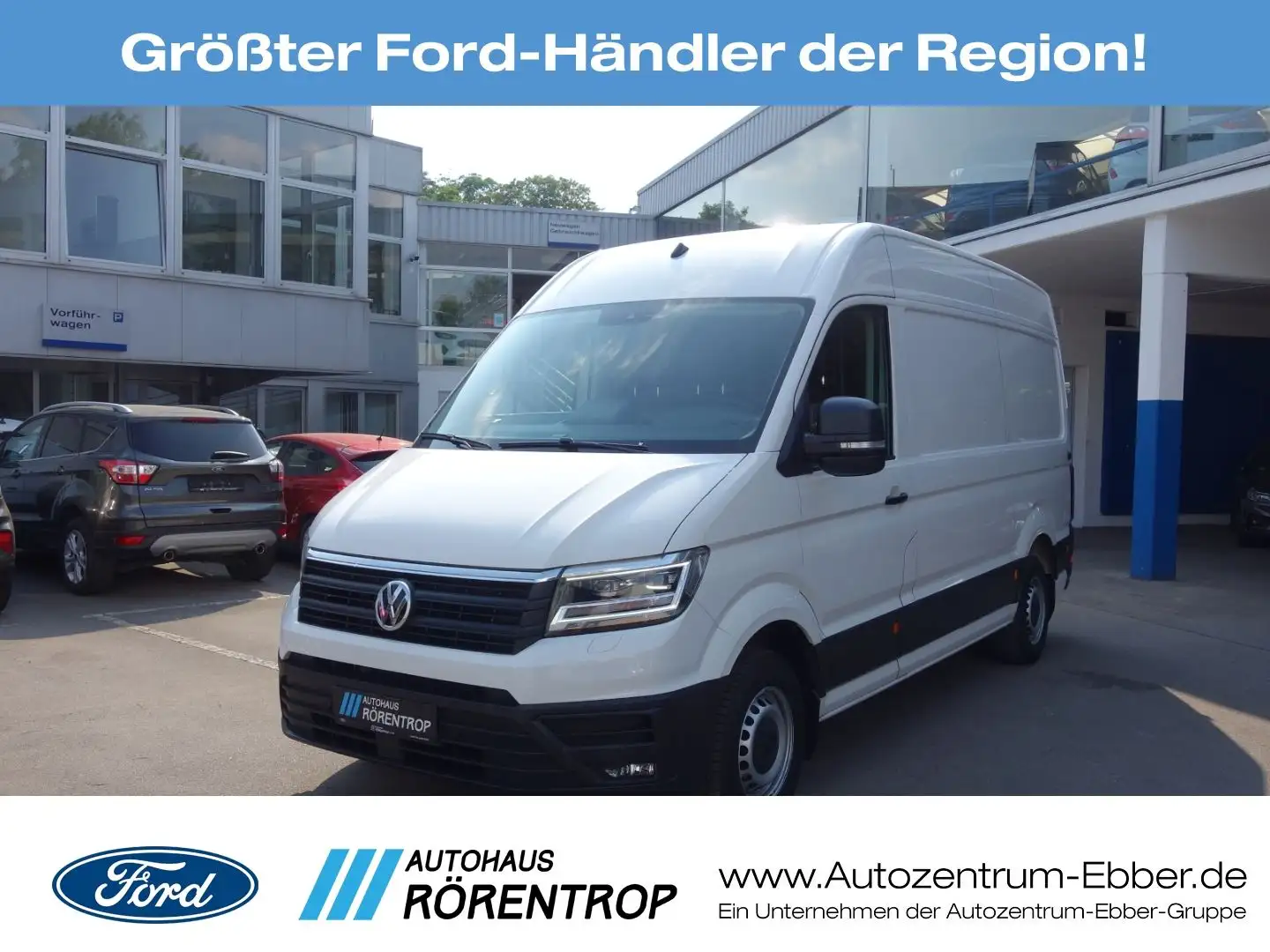 Volkswagen Crafter Kasten 35 lang Hochdach Aut. Navi I ACC Blanc - 1