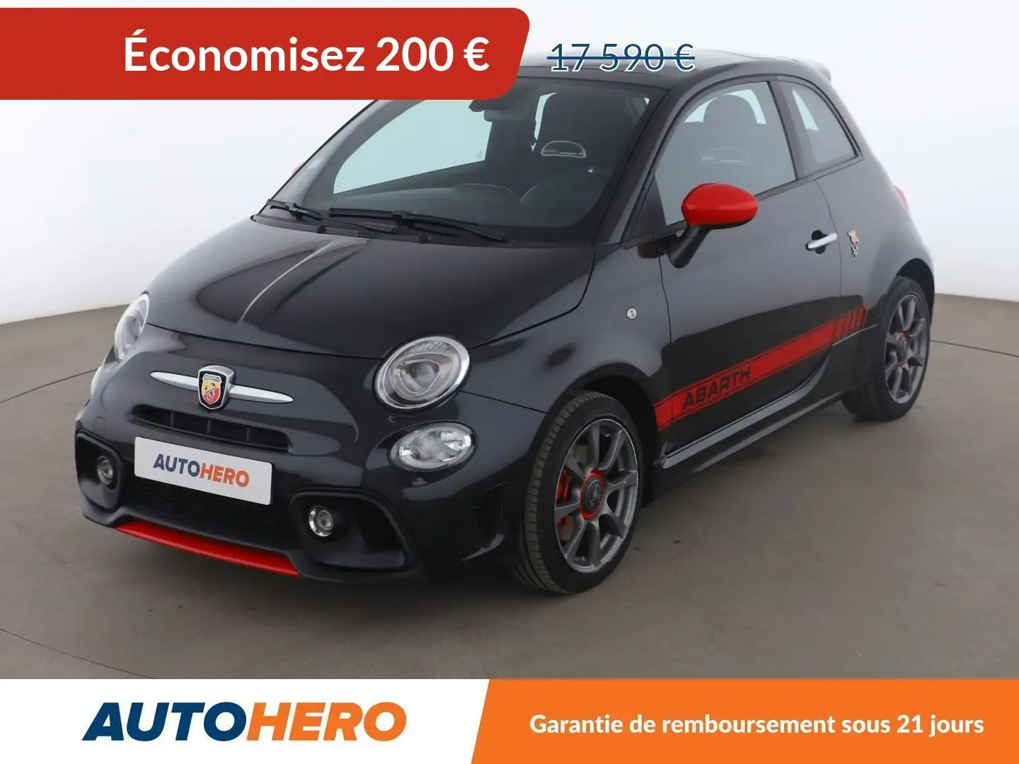 Abarth 500 1.4 Turbo T-Jet 595 Чорний - 1