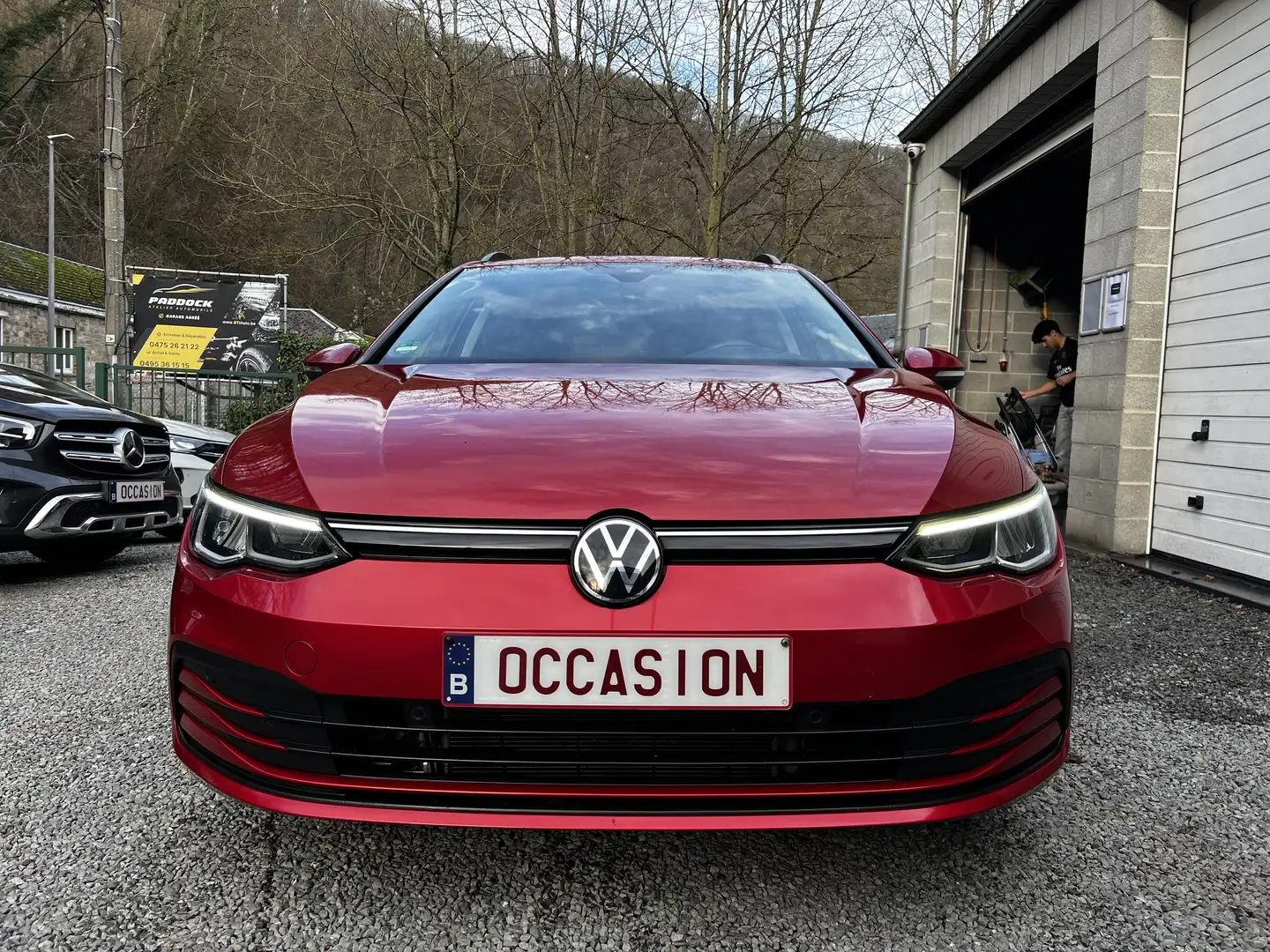 Volkswagen Golf Variant Golf SW 2.0 SCR TDi Life DSG - GARANTIE - TVAC Rouge - 1
