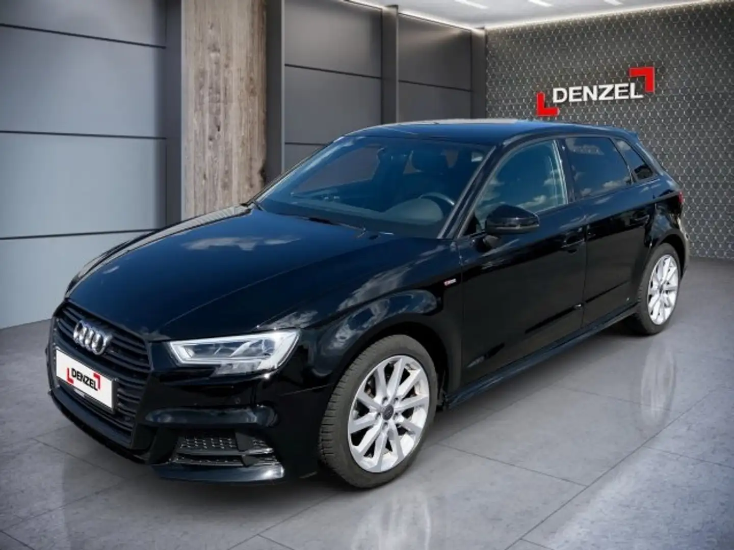 Audi A3 Sportback Schwarz - 1