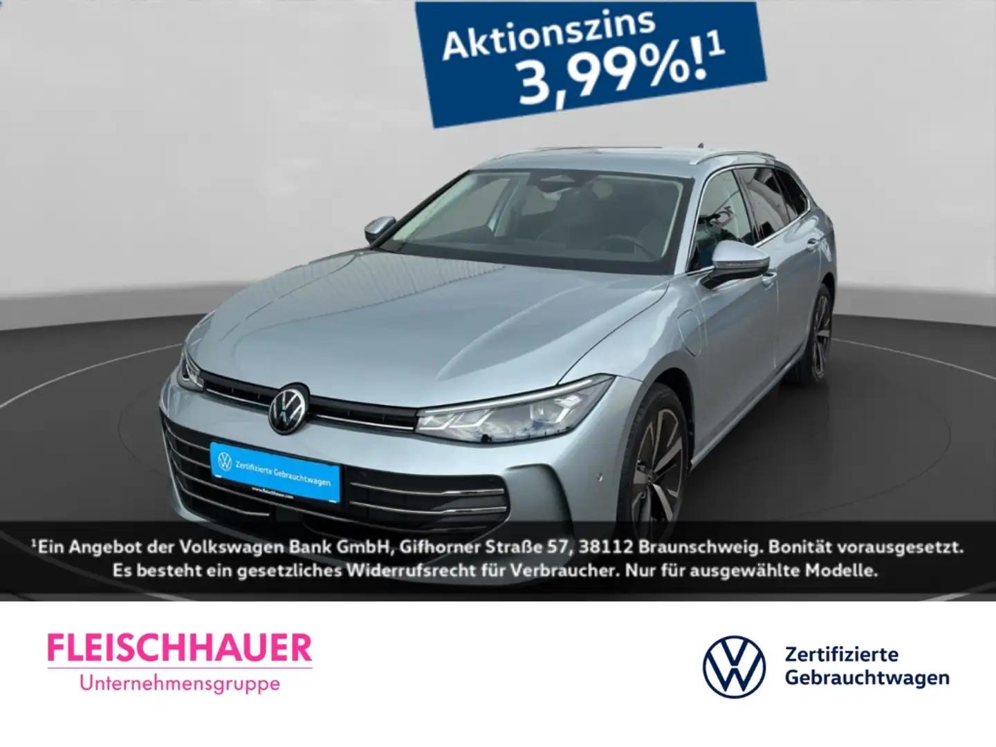 Volkswagen Passat 1.5 TSI eHybrid Business AHK+Navi+CarPlay+LED Silber - 1