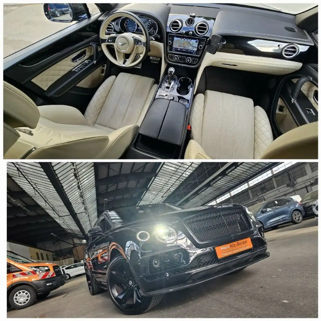 Bentley Bentayga W12 Head-Up Sport Panorama Leder Beige Schwarz - 1