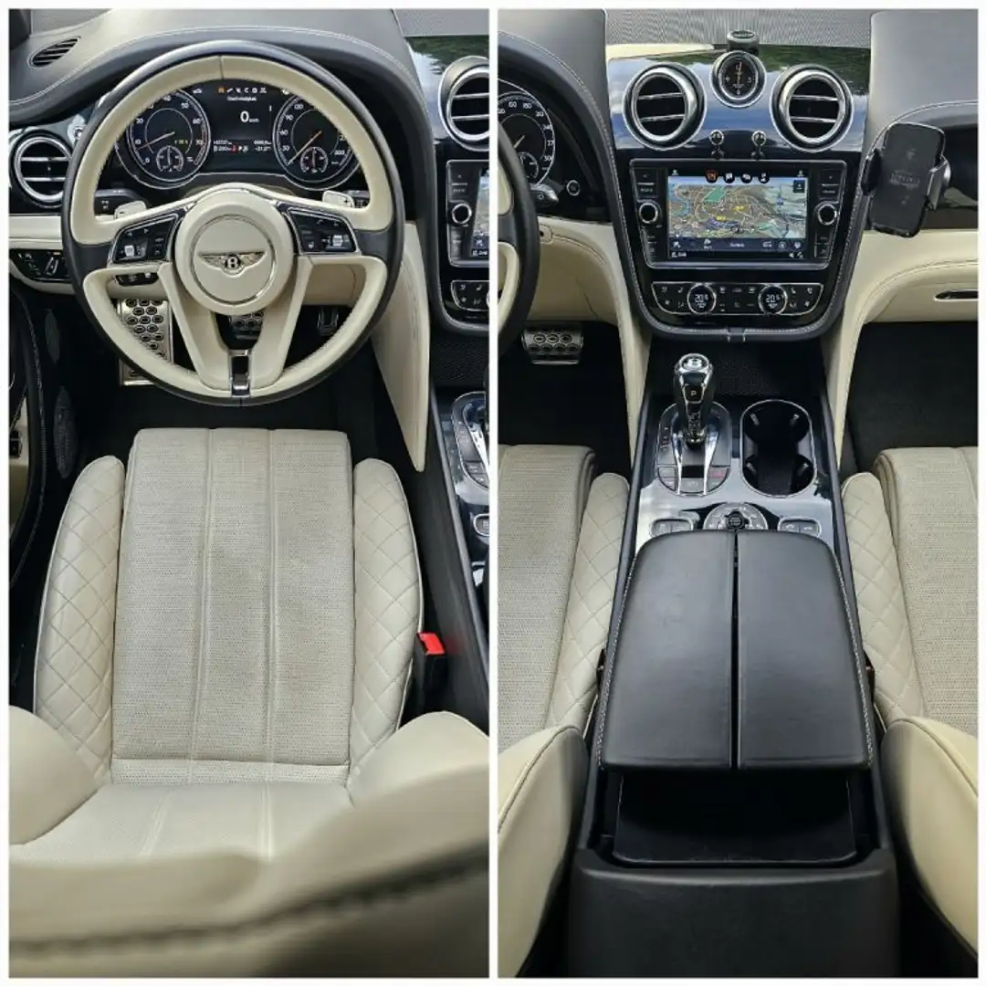 Bentley Bentayga W12 Head-Up Sport Panorama Leder Beige Schwarz - 2
