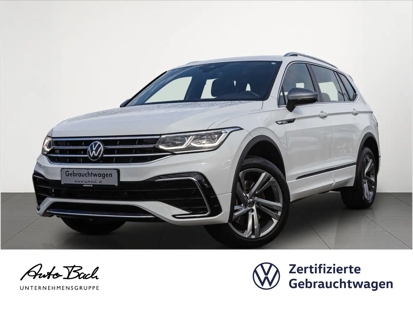 Volkswagen Tiguan Allspace 2.0 TDI "R-Line" 4M DSG Navi LED Weiß - 1