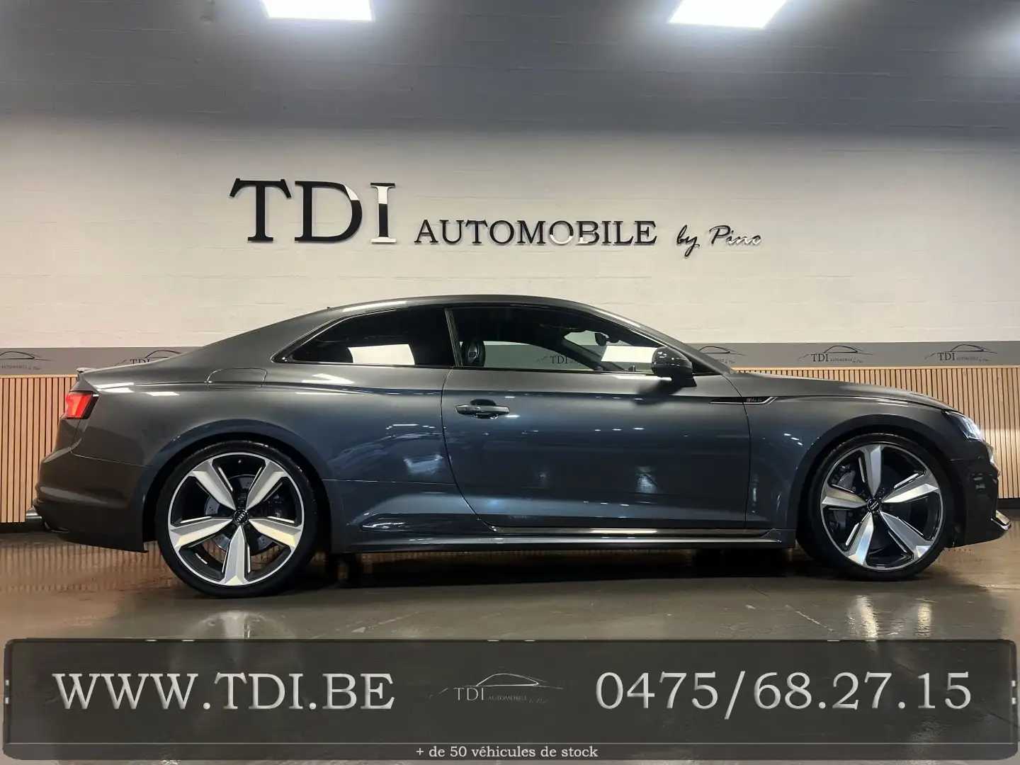 Audi RS5 Coupé 2.9 V6 TFSI Quattro*Carbone*FREE TAXE* Gris - 2
