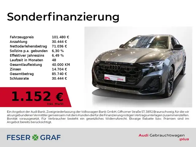 2026 Audi Q8 in Grey for sale