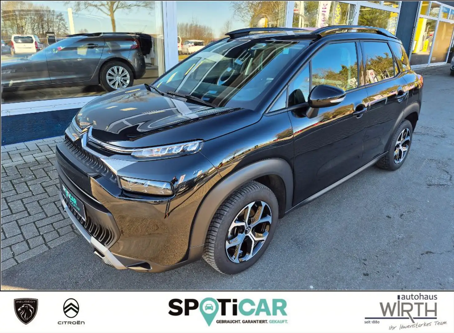 Citroen C3 Aircross 110 PLUS NAVI+LED+KLIMAAUT.+ALU+DAB+ Negro - 1