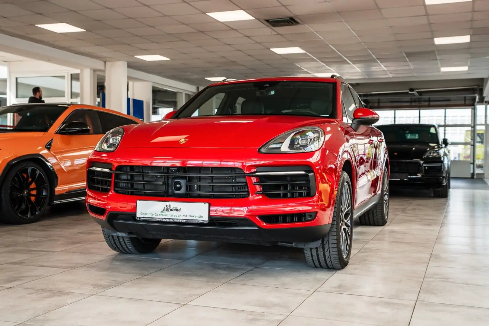 Porsche Cayenne E-Hybrid*el.AHK*21"Spyder*Carbon*360°HUD Roşu - 1