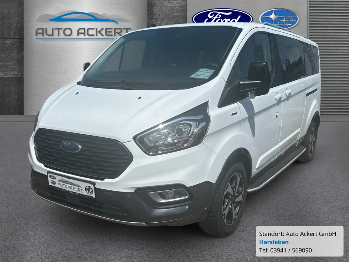 Ford Tourneo Custom 320 L2H1 Active 2.0 TDCi Mild Hybrid EU6d Klima Na Weiß - 1