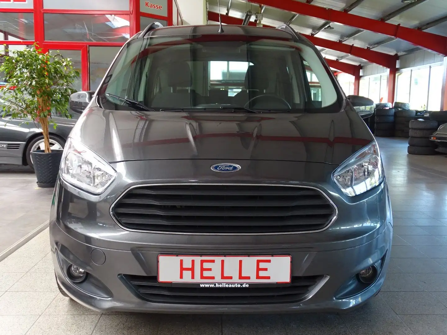 Ford Tourneo Courier 1.0 Titanium*PDC+SHZ+2xSCHIEBE Gris - 2