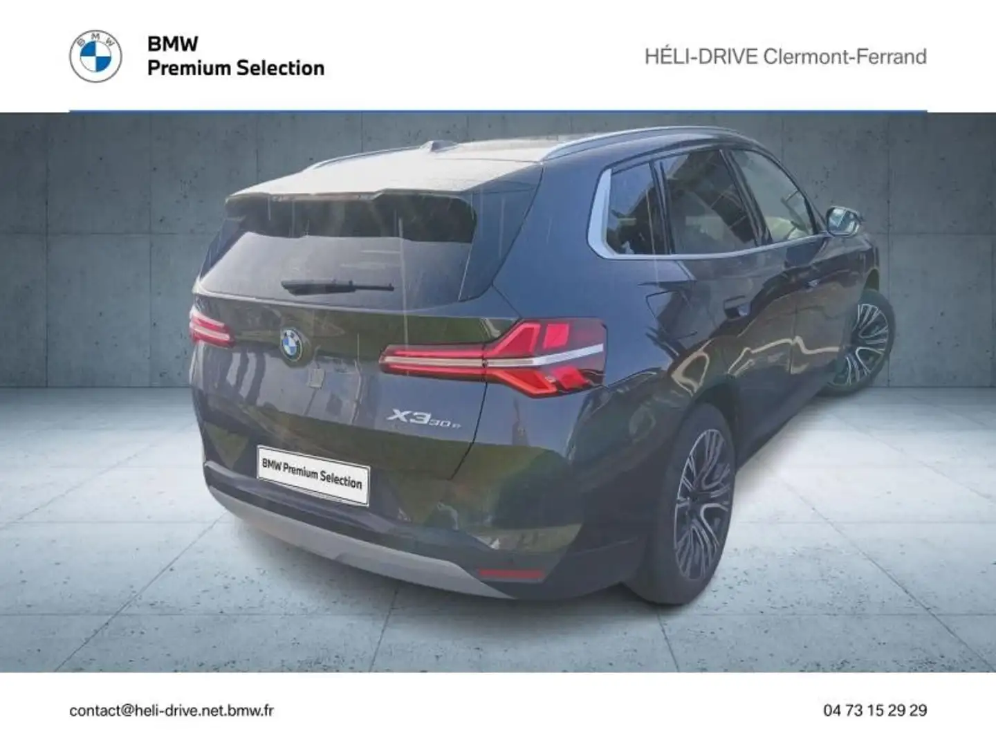 BMW X3 xDrive30e 299ch M Sport Gris - 2