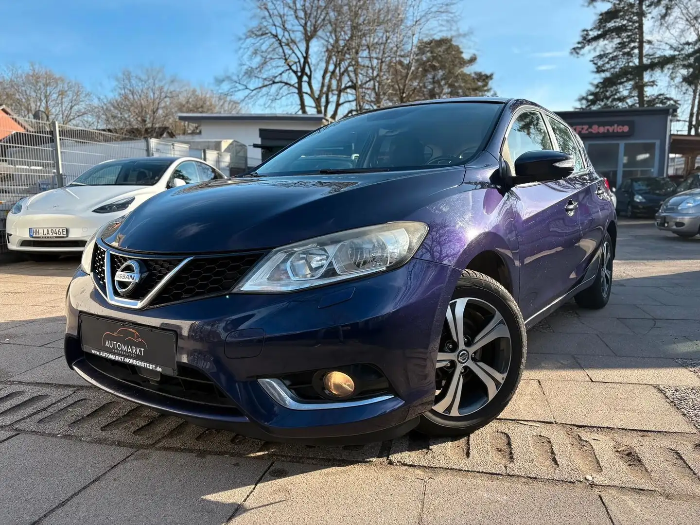 Nissan Pulsar Acenta / Klimaautomatic /SHZ / 2-Hand Blau - 1