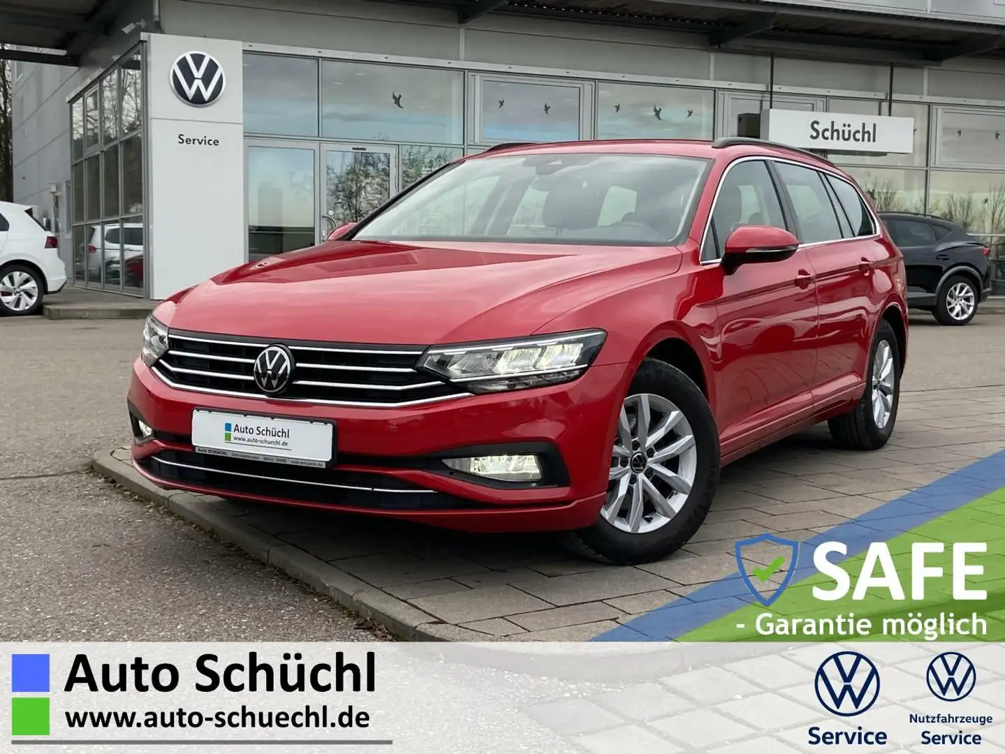 Volkswagen Passat Variant 2.0 TDI DSG Business AHK+NAVI+LED Rot - 1