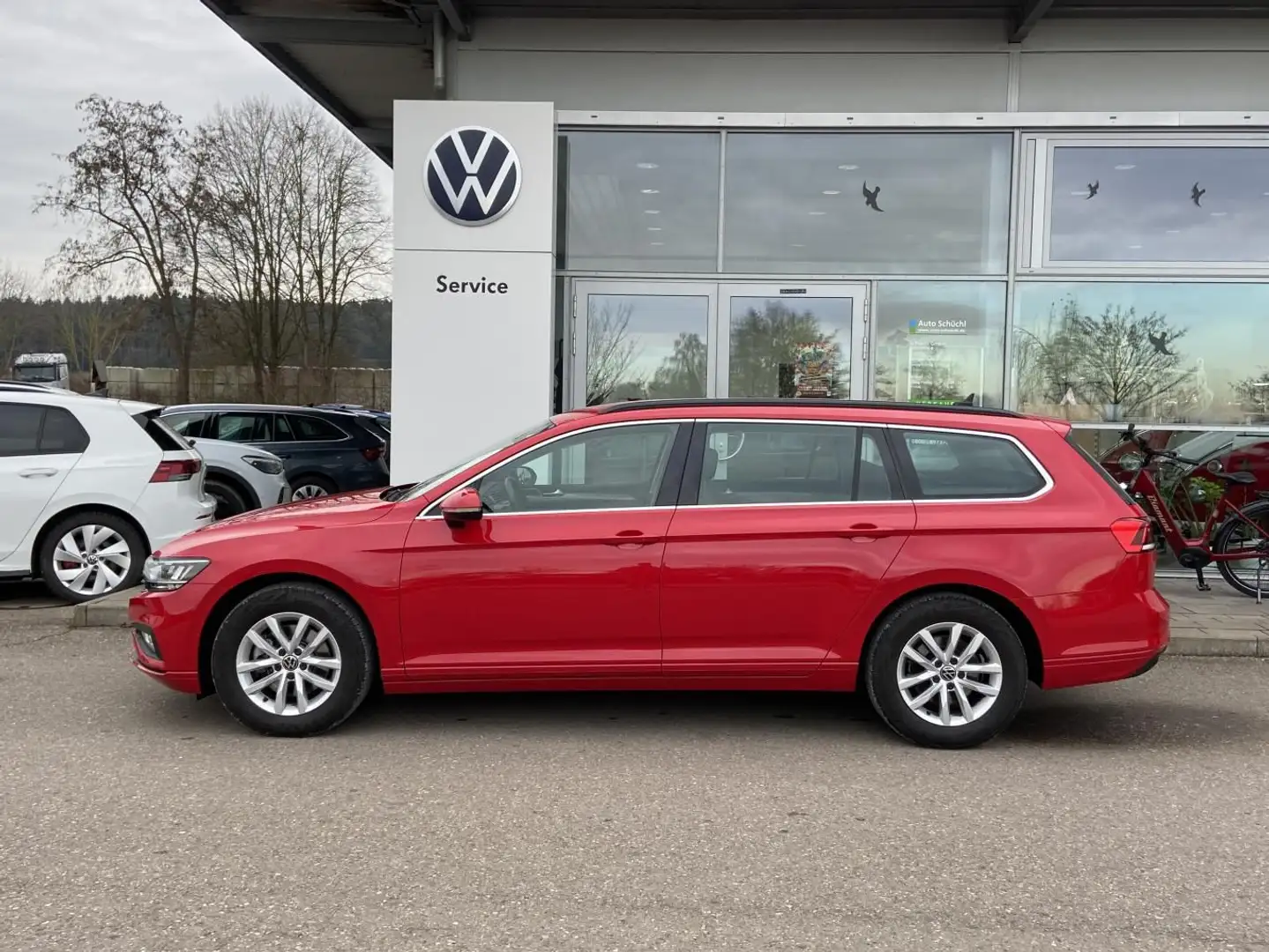 Volkswagen Passat Variant 2.0 TDI DSG Business AHK+NAVI+LED Rot - 2