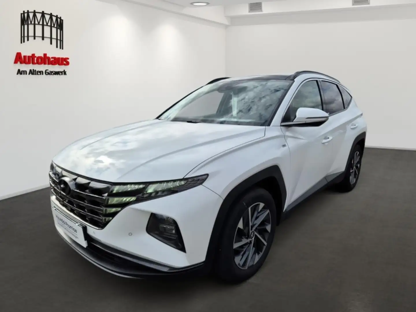Hyundai TUCSON Trend 4WD 1.6CRDi +ASSIST+KRELL+PANO+el.Heckkl. Blanc - 1