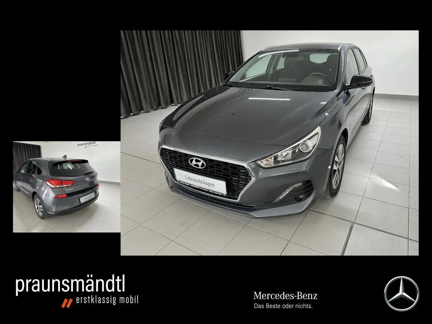 Hyundai i30 1.6 CRDi YES! SHZ/Navi/DAB/Tempom./ABS/Kamer Gris - 1
