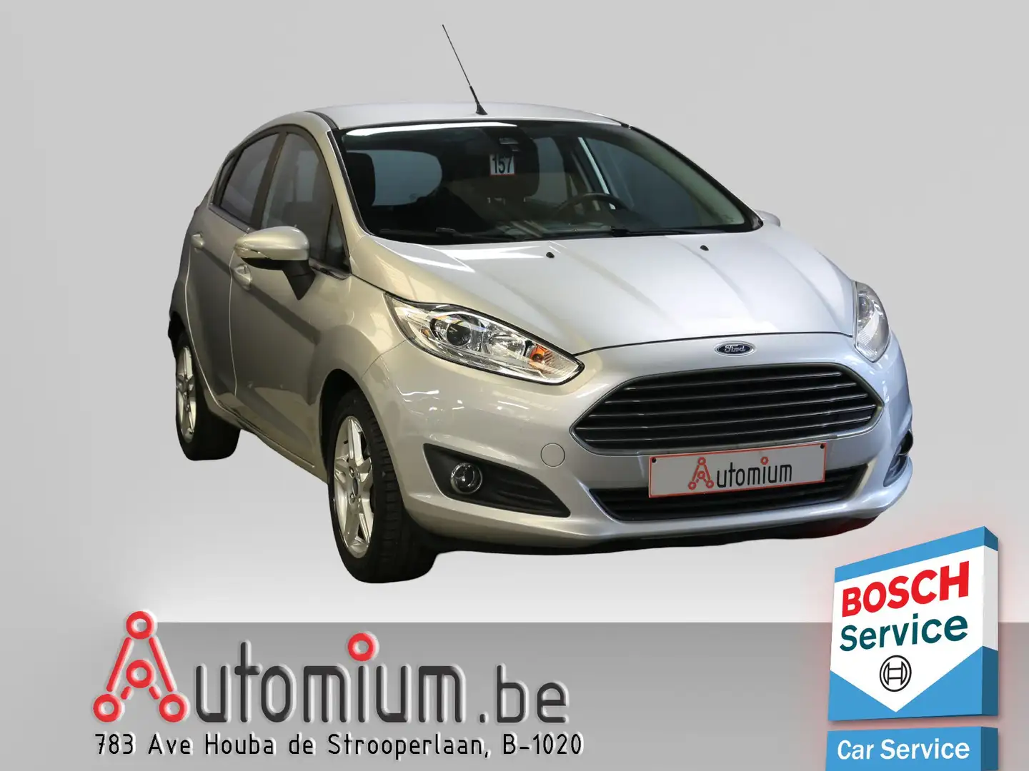 Ford Fiesta 1.0 ECOBOOST **CARNET COMPLET** Gris - 1