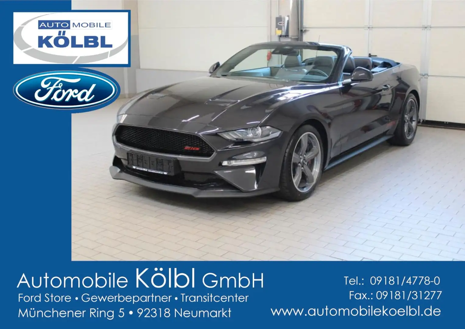 Ford Mustang Cabrio California V8 Aut., MAGNE RIDE Grey - 1