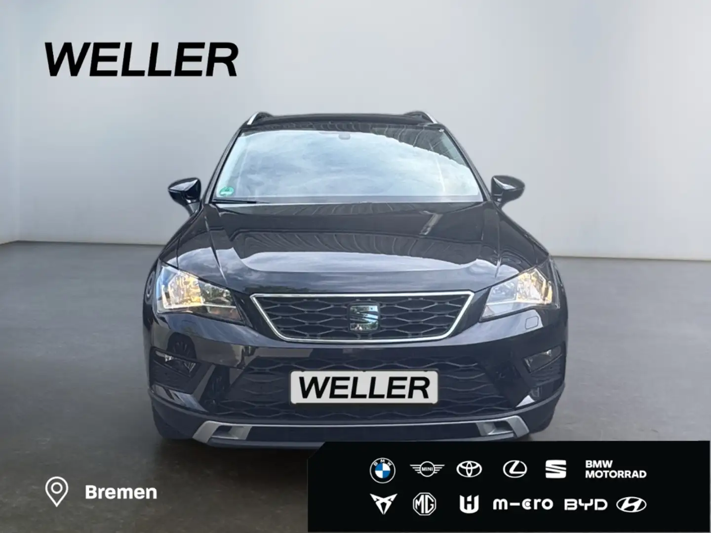 SEAT Ateca 1.5 TSI ACT Style *AHK*Navi*SHZ*CAM*Tempo* Schwarz - 2