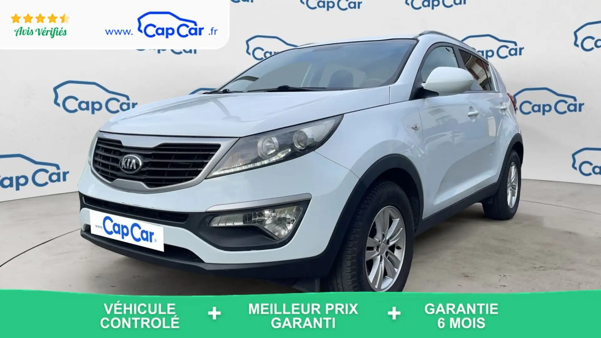 Kia Sportage III 1.6 T-GDI 135 Active Blanc - 1