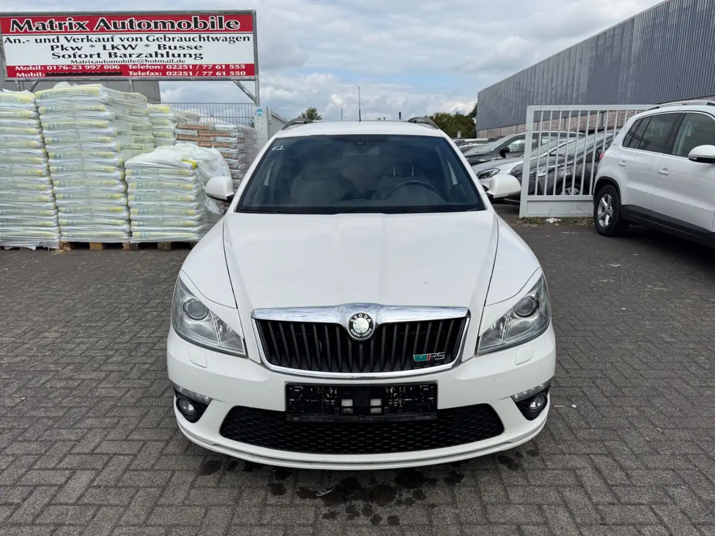 Skoda Octavia Combi RS,Klima,navi.Eur5 Blanc - 2