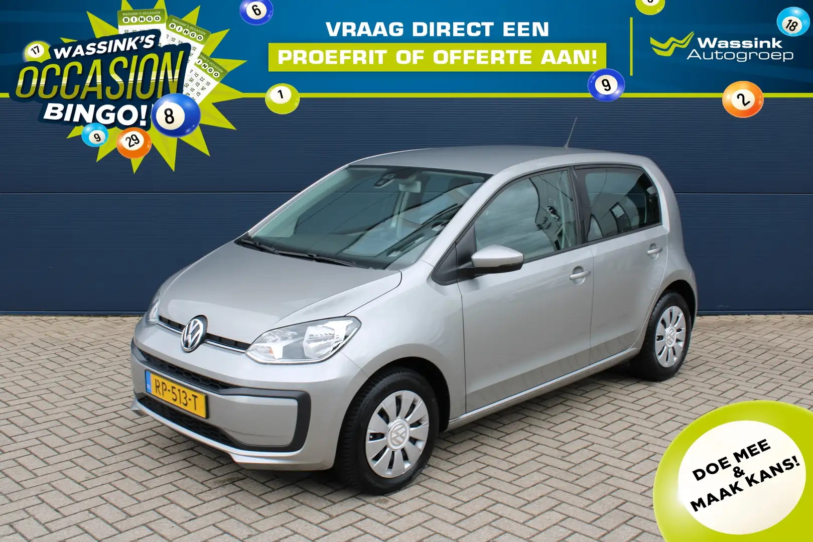 Volkswagen up! 1.0 60PK Move up! | Airco | 5-deurs | Gris - 1