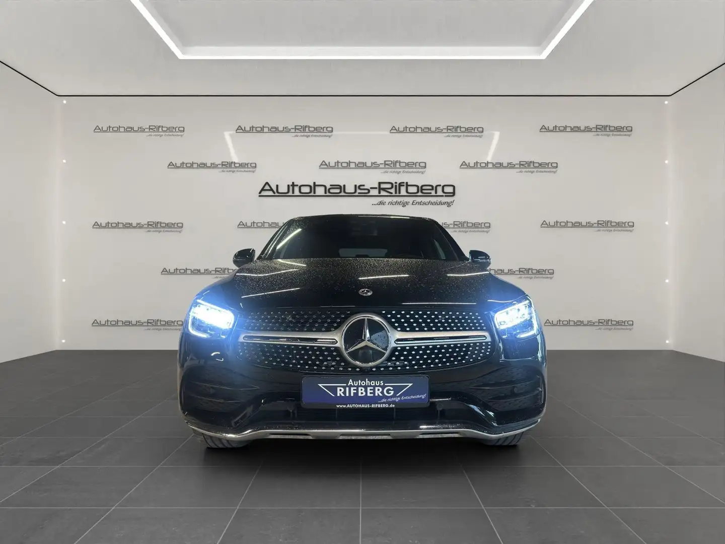 Mercedes-Benz GLC 220 d 4M COUPE AMG/DISTR/AHK/20Z/SHD/MEMORY Schwarz - 2