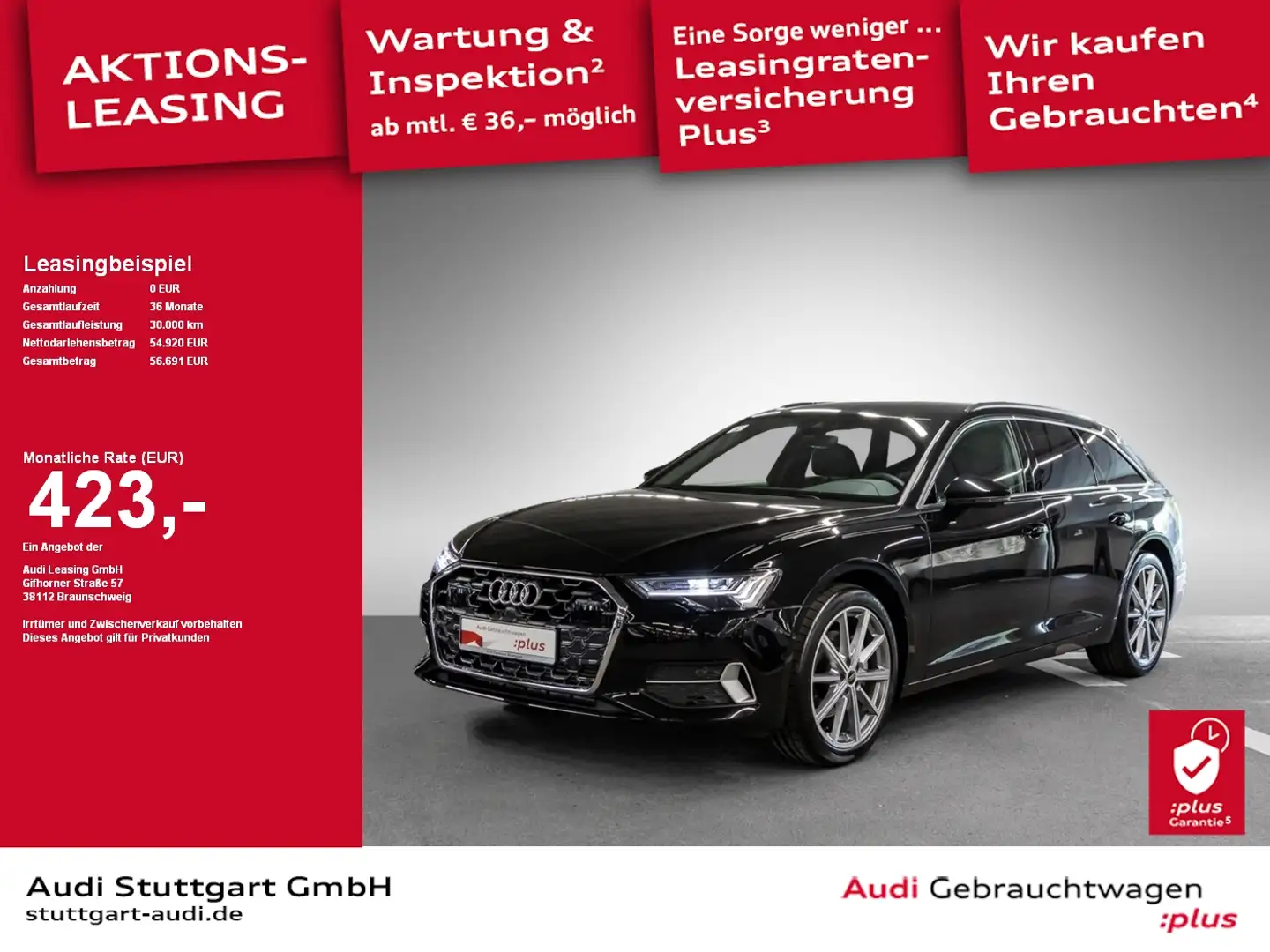 Audi A6 Avant advanced 45 TFSI quattro S tronic AHK Schwarz - 1