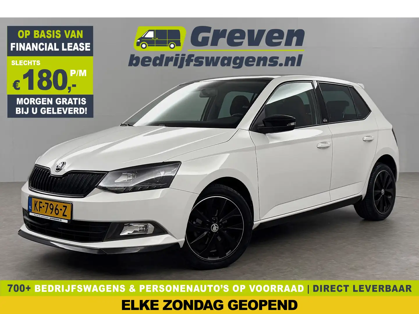 Skoda Fabia 1.2 TSI Monte Carlo Pano LED Clima Cruise 16''LMV Wit - 1