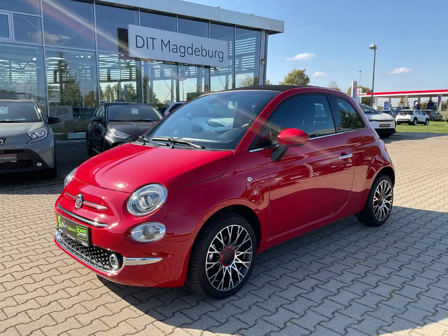 Fiat 500C 500 C 1.0 Red Navi+KlimaA+LM+PDC+Carplay+DAB Rot - 2