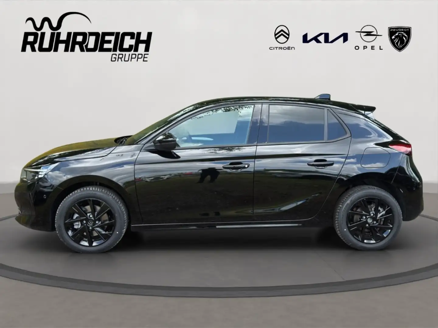 Opel Corsa F GS 1.2 Turbo EU6e Navi LED Blendfreies Fernl. Ku Schwarz - 2