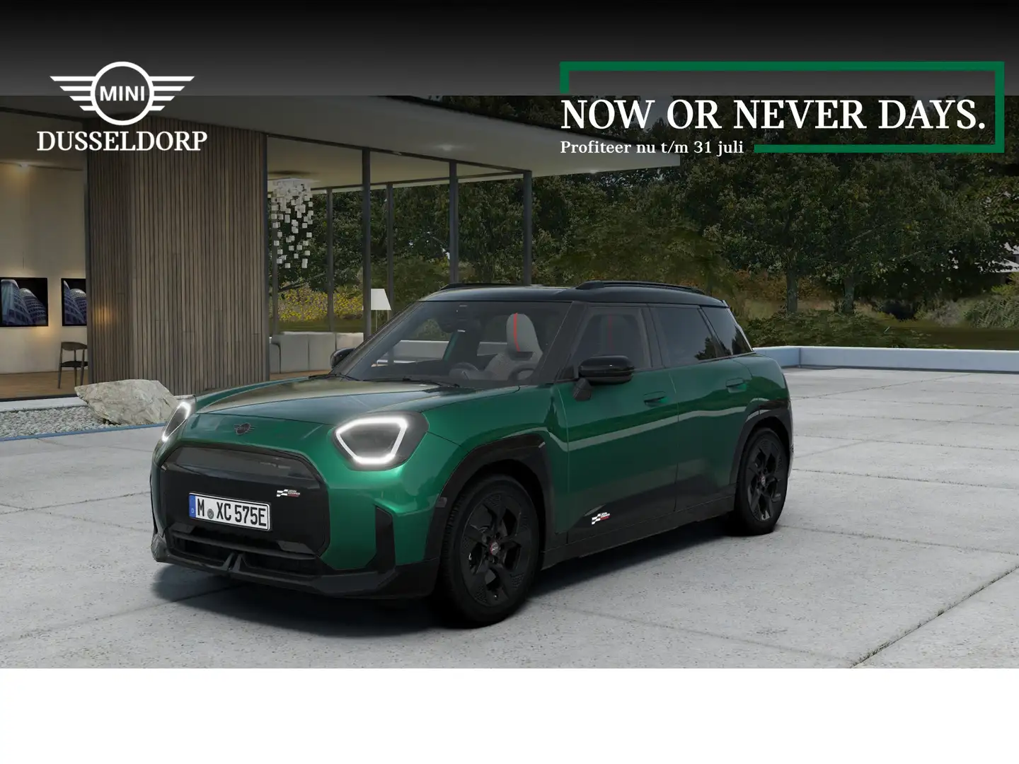 MINI Aceman E John Cooper Works Pakket M PRIVATE LEASE EUR 461 Verde - 1