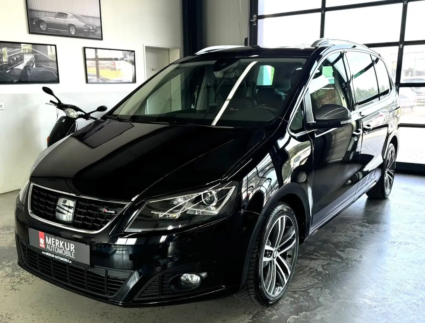SEAT Alhambra 1.4 TSI DSG FR-Line 7Sitze/ACC/AHK/Pano Schwarz - 1
