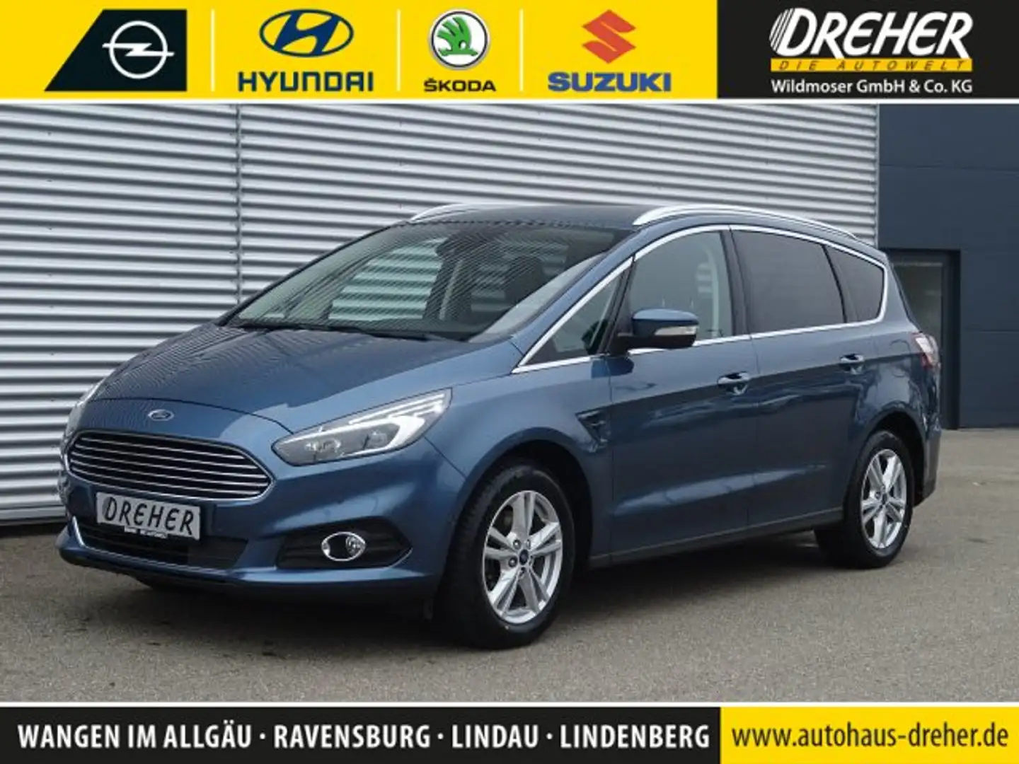 Ford S-Max S-Max 1.5 EcoBoost Titanium PDC/Kamera/Navi Klima Blau - 1