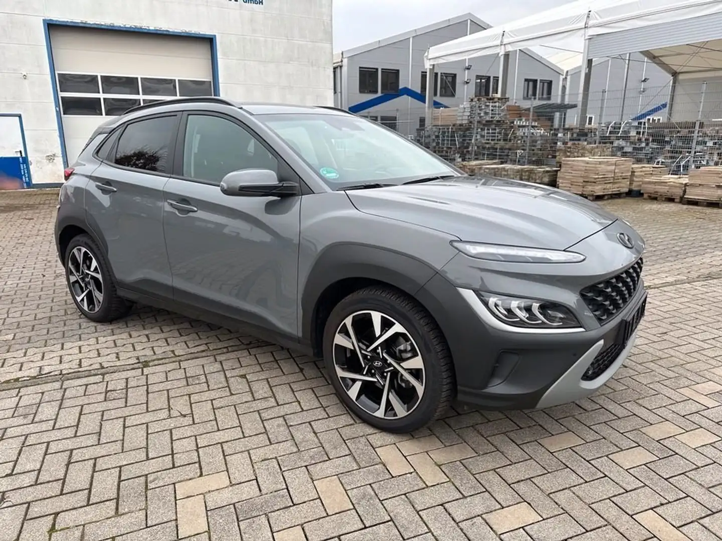 Hyundai KONA 1.0 T-GDI Navi Rückfahrkamera Keyless Carplay Grau - 1