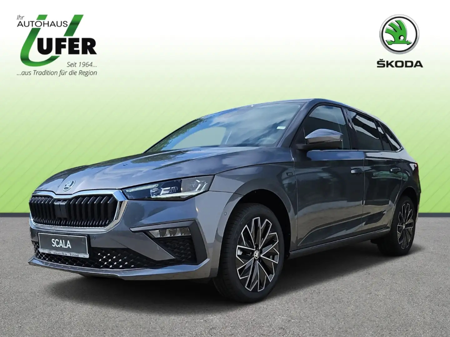 Skoda Scala Drive AHZV KomfortPlus Chrompaket Grigio - 1