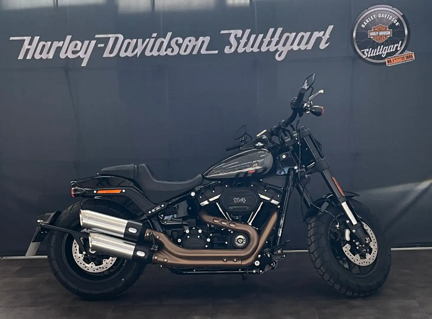 Harley-Davidson Fat Bob FXFBS Softail Noir - 1