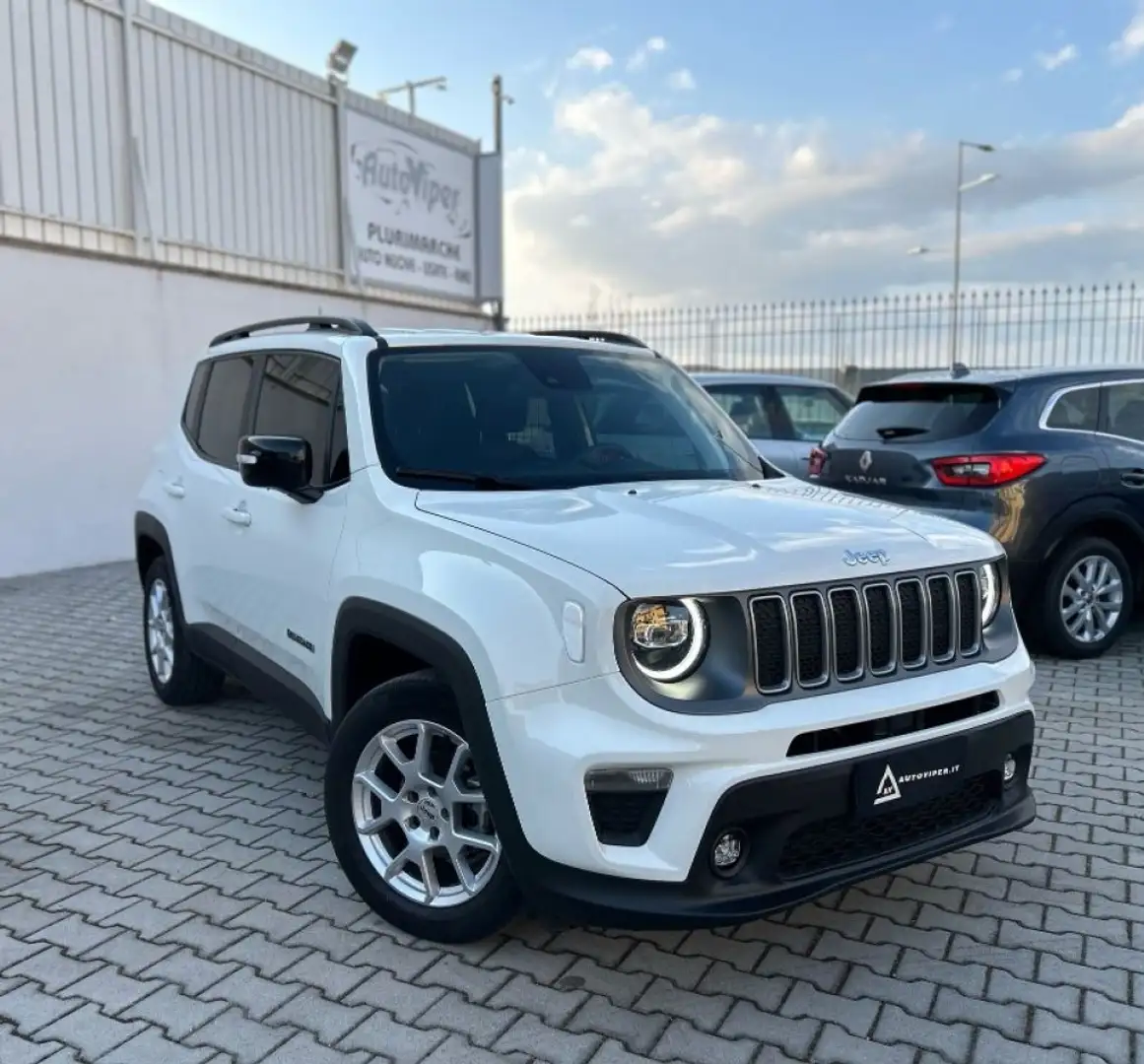 Jeep Renegade 1.6 Mjt 130 CV Limited Full Led Bianco - 1