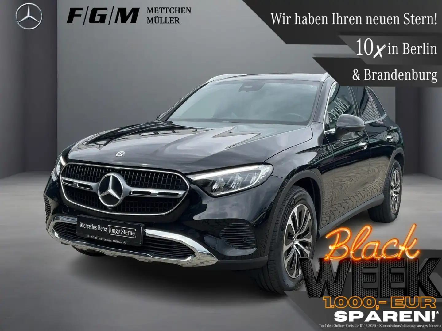Mercedes-Benz GLC 200 4M Avantgarde KeyGo|TWA|Sitzhz|EASY-PACK Schwarz - 1