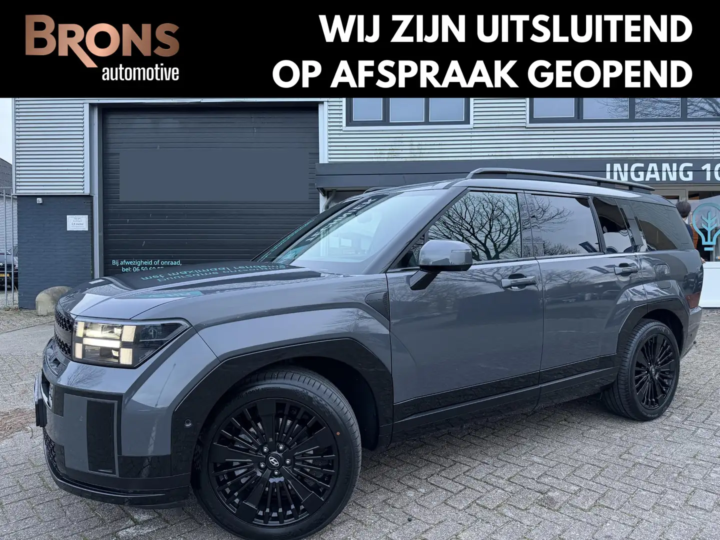 Hyundai SANTA FE 1.6 T-GDI PHEV Black Line 4WD 7p. Full options Gris - 1