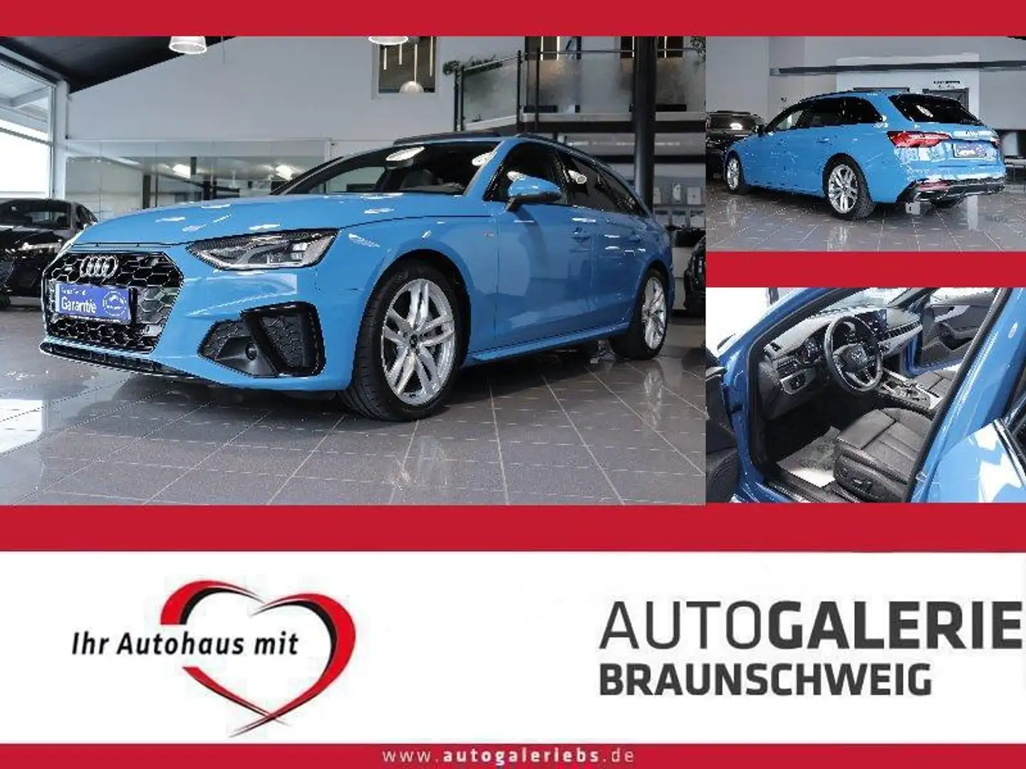 Audi A4 Avant 3.0 TDI quattro S LINE *PANO*ACC*CAM* Blau - 1