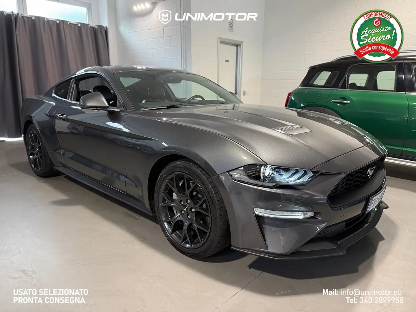 Ford Mustang Fastback 2.3 EcoBoost 290cv Auto - IVA esposta Grigio - 1