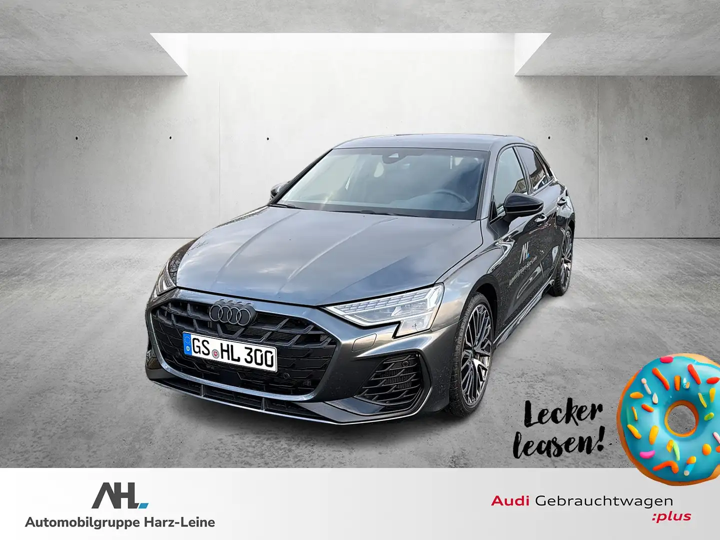 Audi S3 Sportback TFSI quattro, Matrix, Navi+, Leder Grey - 1